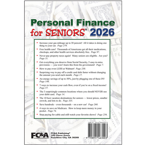 Personal Finance for Seniors 2026: Money Matters on a Fixed Income Answer Book