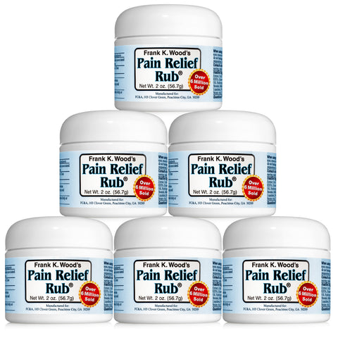 Frank K. Wood’s Pain Relief Rub® - 6 Pack