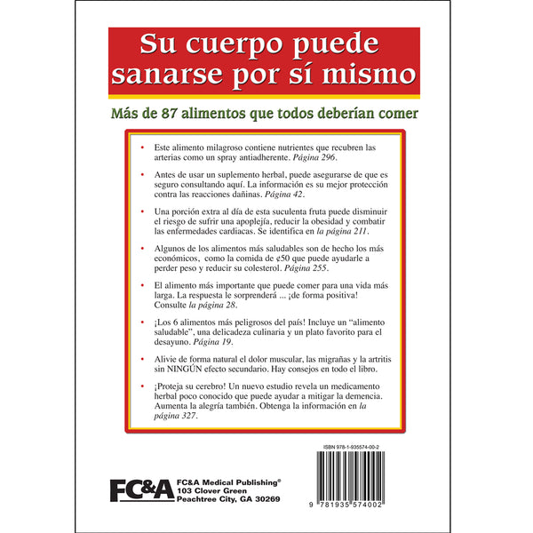 Su cuerpo puede sanarse por sí mismo