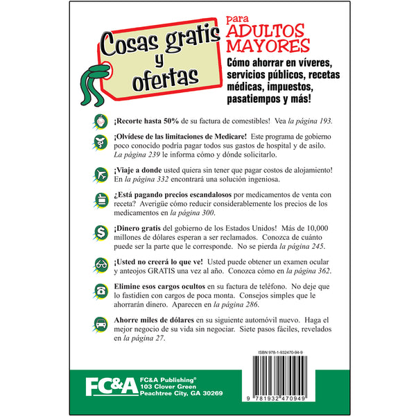 Cosas gratis y ofertas adultos mayores
