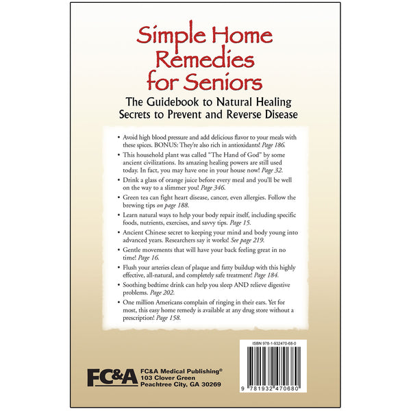 Simple Home Remedies for Seniors