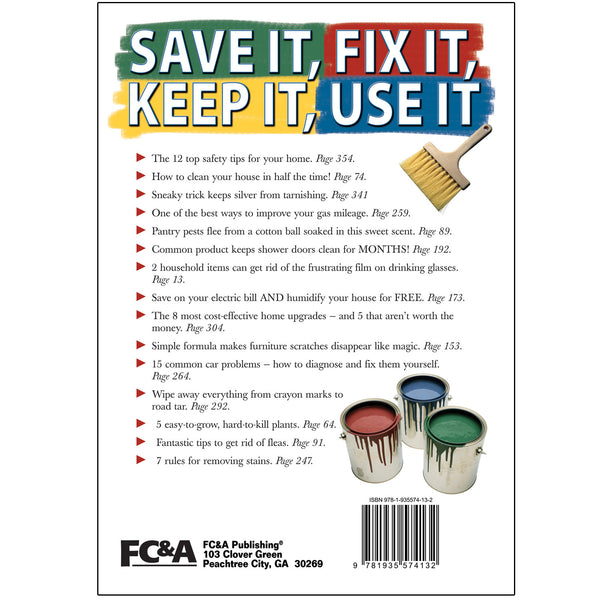 Save It, Fix It, Keep It, Use It