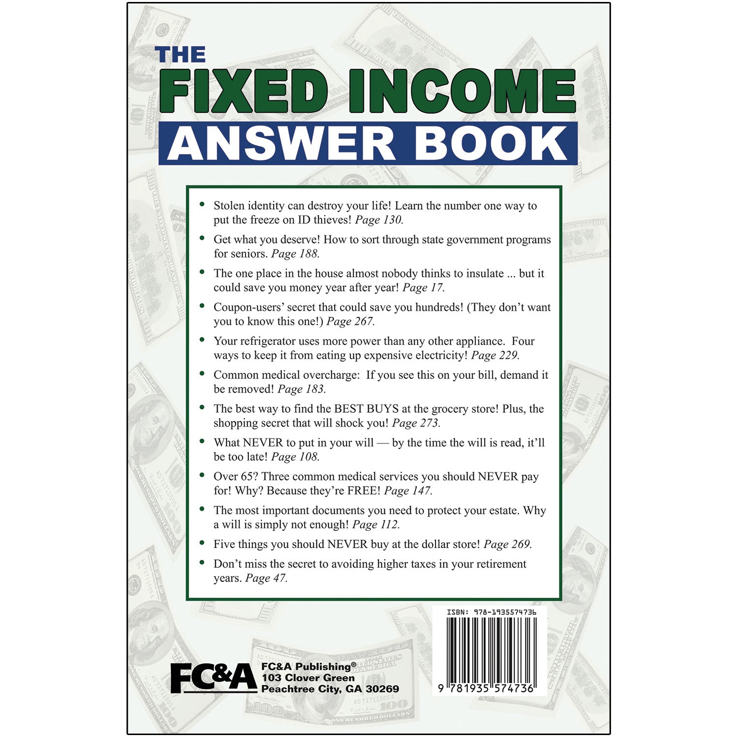 The Fixed Income Answer Book for Seniors® – FC&A Store