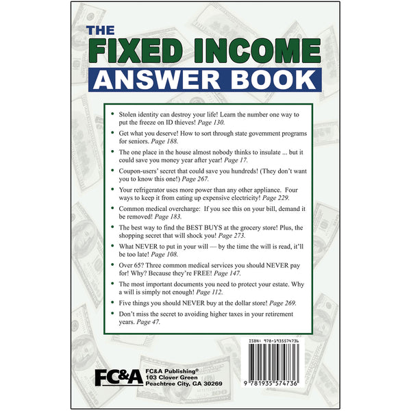 The Fixed Income Answer Book for Seniors®