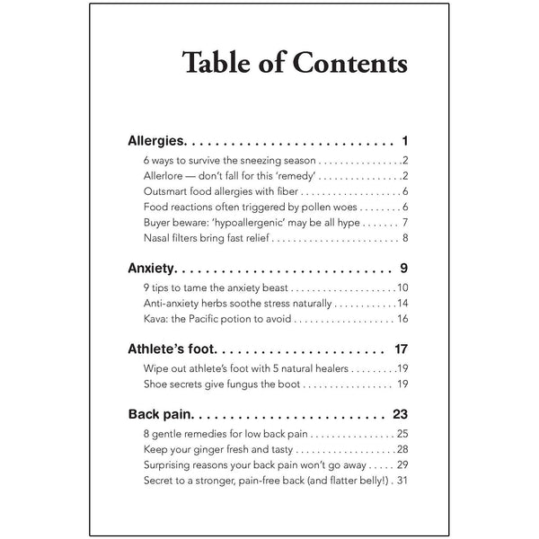 God-Given Remedies for Everyday Ailments