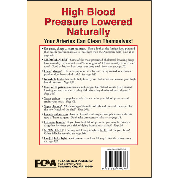 High Blood Pressure Lowered Naturally