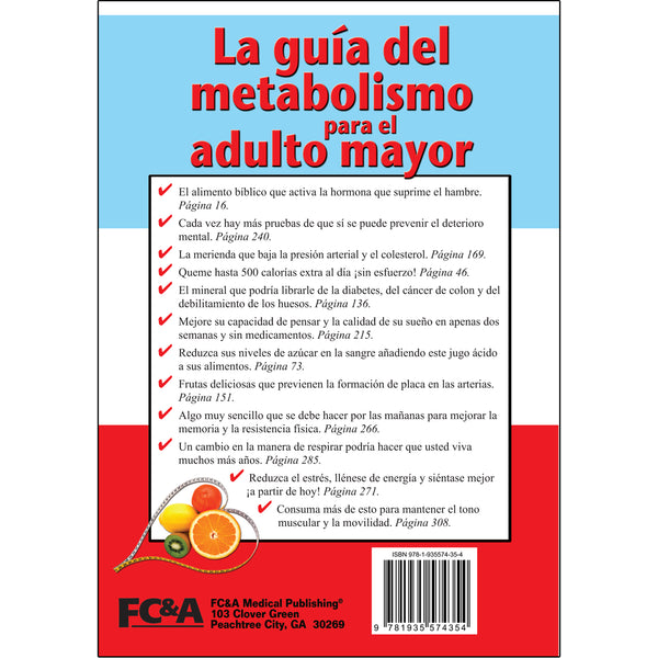 La guía del metabolismo para el adulto mayor